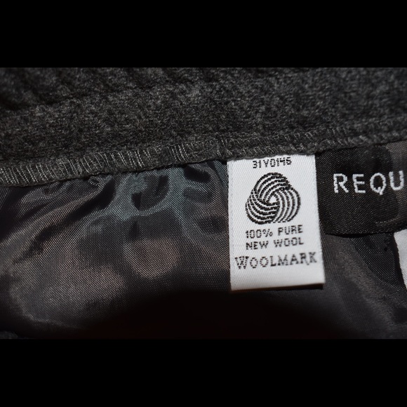 Requirements long wool gray skirt - Picture 5 of 5